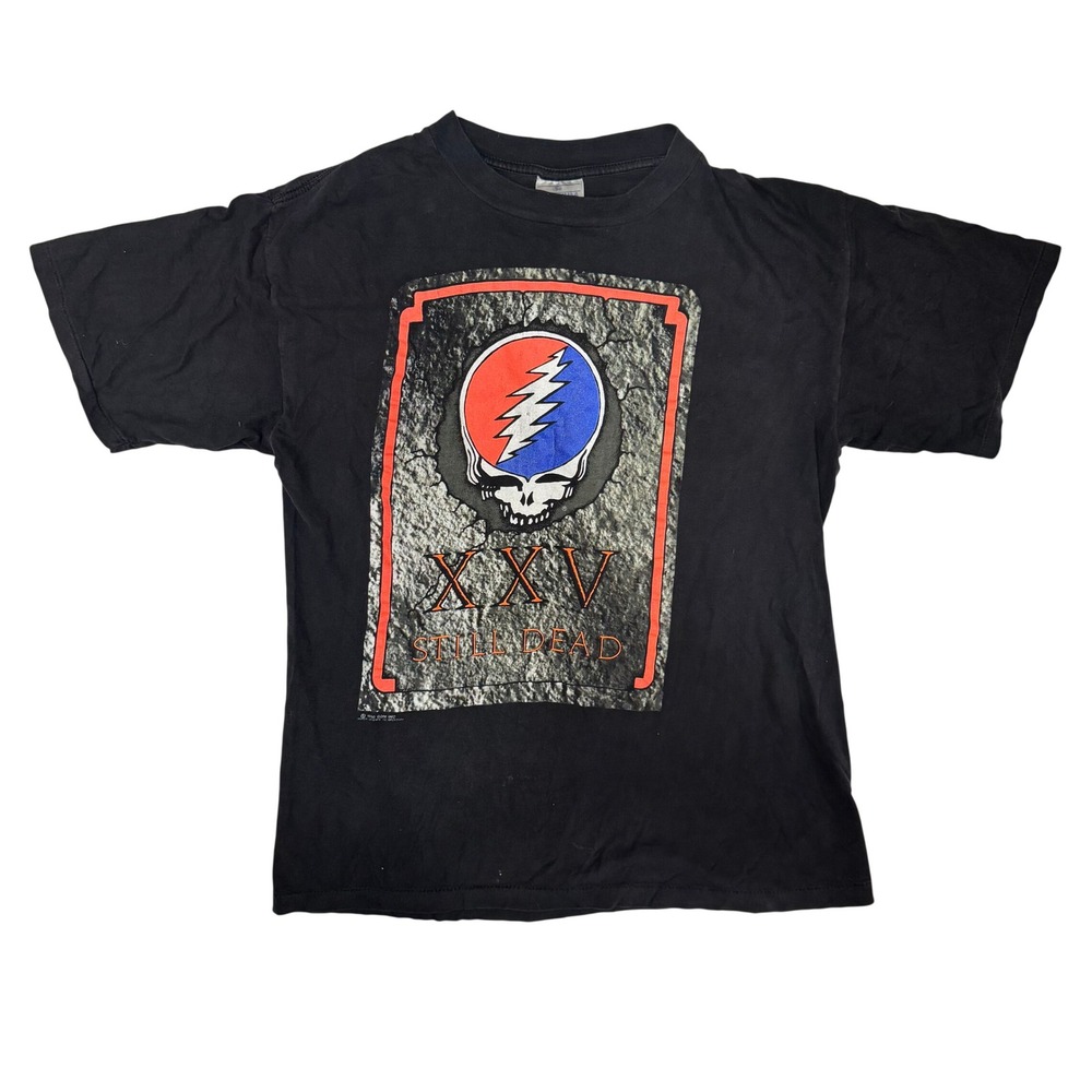 Vintage 1990 Grateful Dead XXV Still Dead T-Shirt L Brockum 25th Anniversary USA